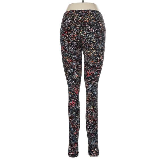 Lululemon Wunder Under Floral Multi-Color Print Stretch leggings Women's size 8 - Picture 3 of 6
